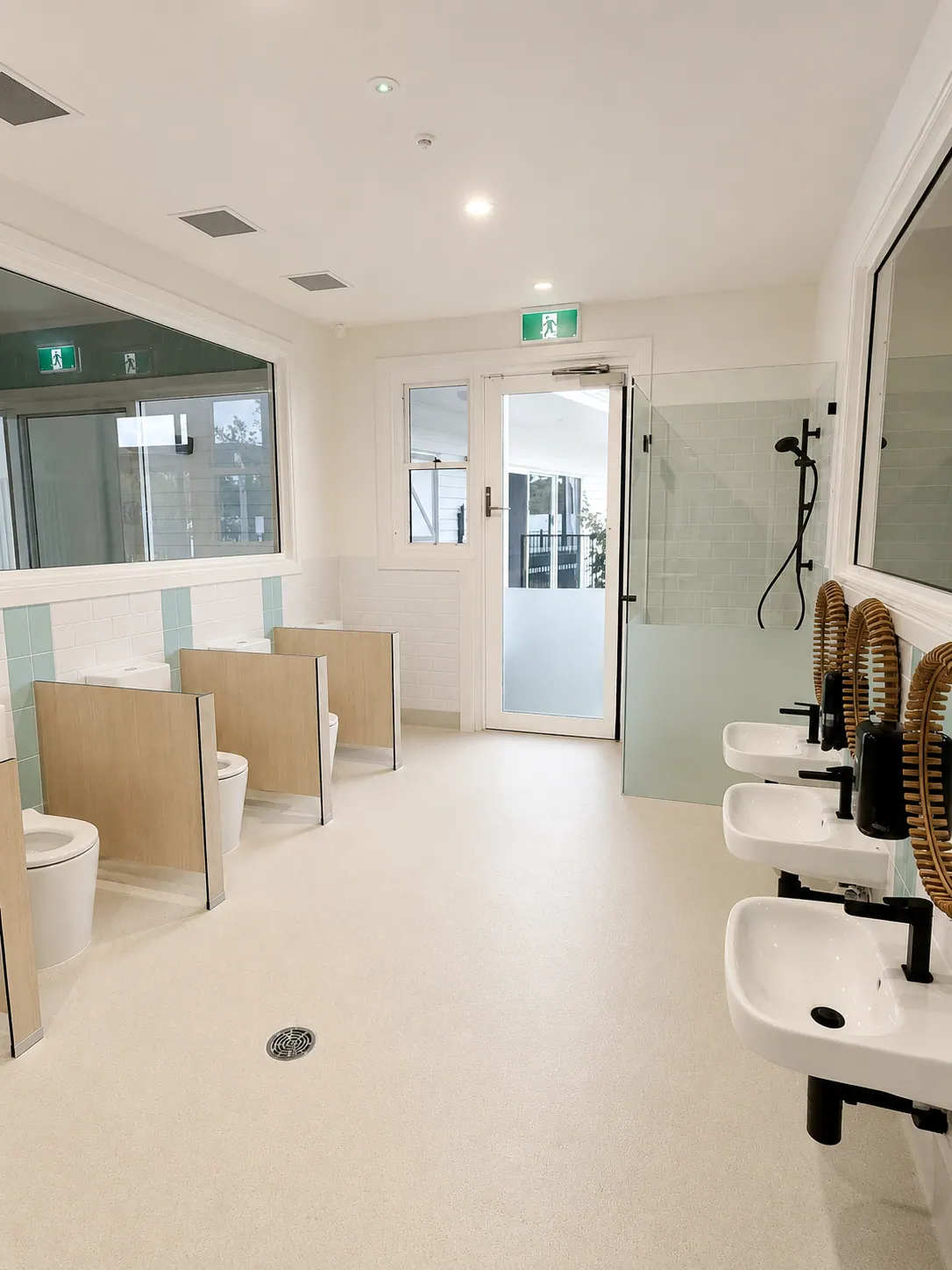 Harmony Early Learning Centre children's amenities with low-height basins and toilets