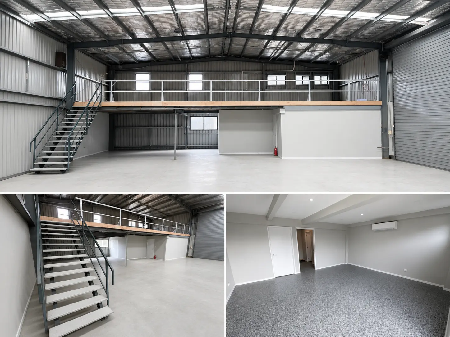 Mezzanine stair and refurbished office areas