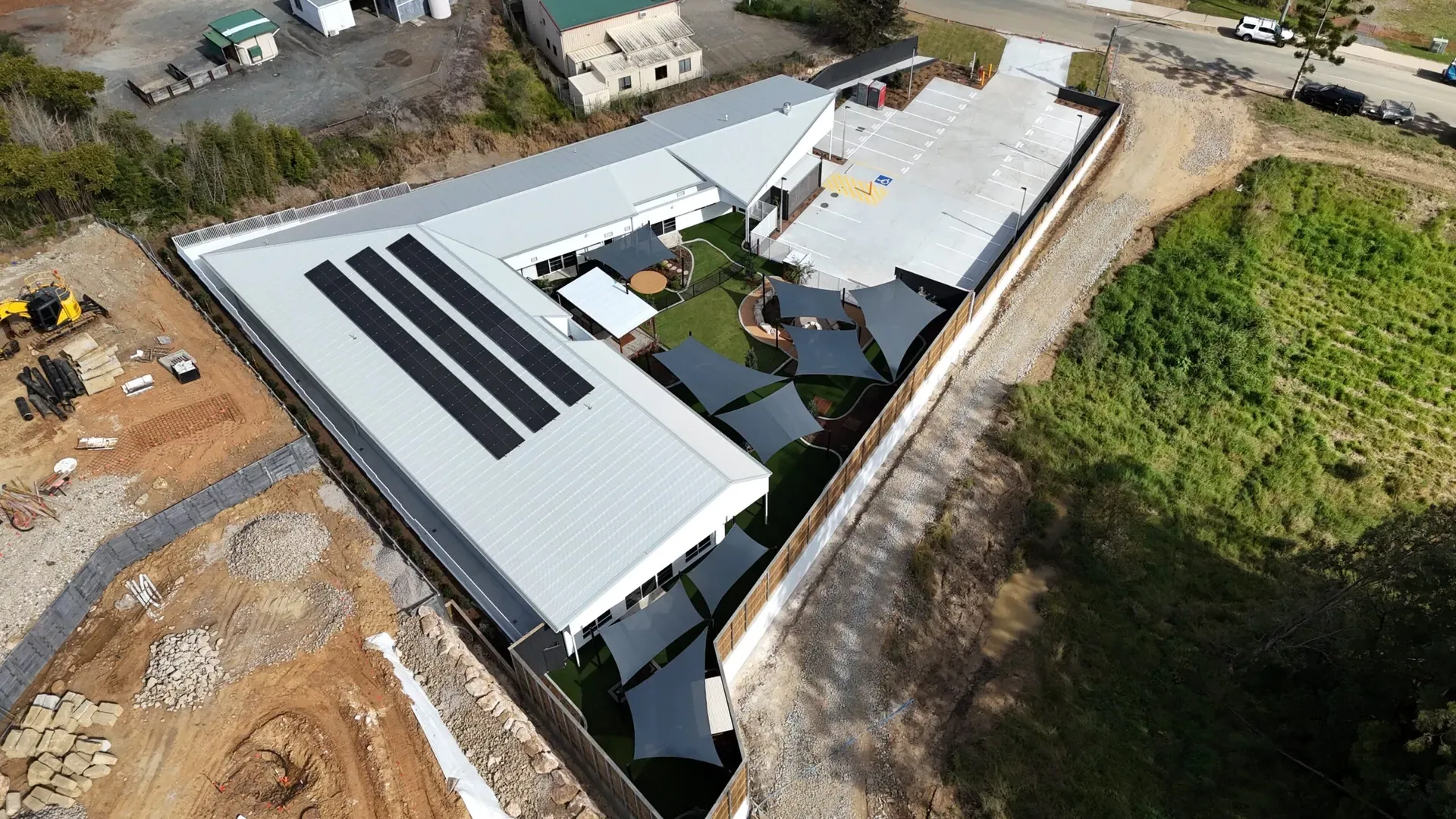 Residential building and surrounding site